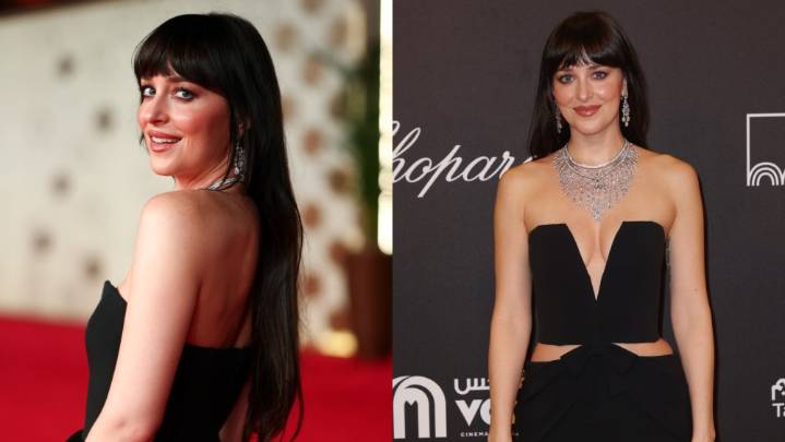 Dakota Johnson Shines in Alessandra Rich at Red Sea Festival