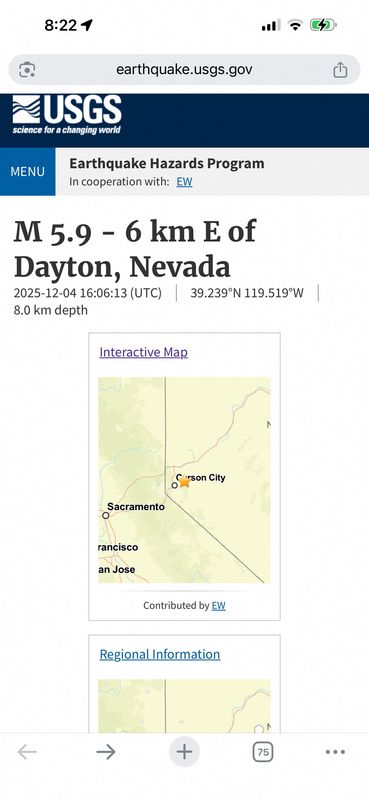 USGS says Nevada quake report was false, blaming automatic system's error