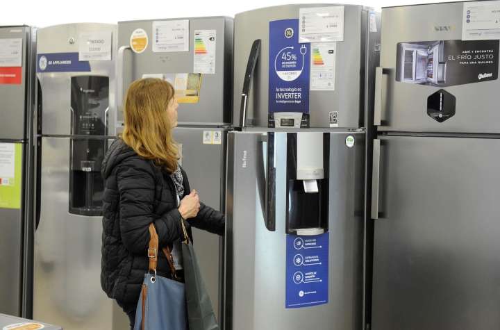 Electrodomésticos: los precios bajaron...