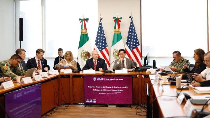México y EU revisan acciones de seguridad en reunión de alto nivel