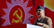 Ousted prime minister’s party stages major rally amid Nepal’s political uncertainty