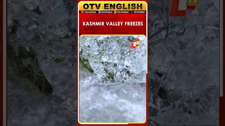 Sub-Zero Temperatures Freeze Rivers, Pipes In J&K's Kashmir Valley