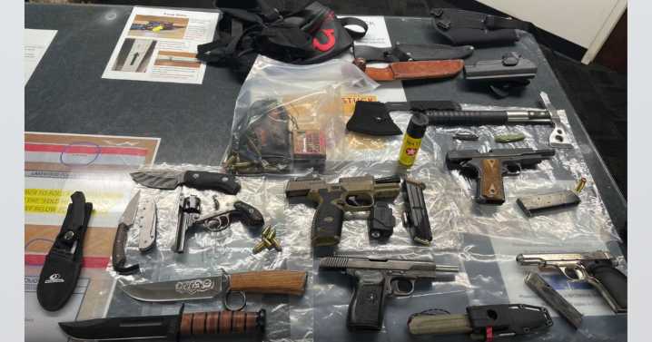 Police in Denver metro area find stolen motorcycle, "cache of weapons" and stolen identification