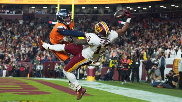 Catch of the year? Commanders' Treylon Burks makes incredible 1