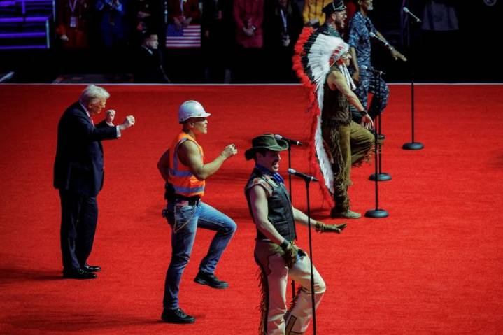 Soccer-FIFA taps Village People for show as Trump influence dominates draw