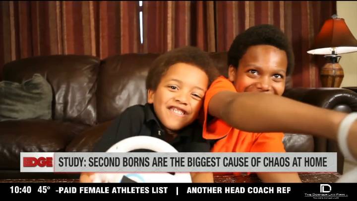 The Edge: New study shows second-born children cause chaos at home