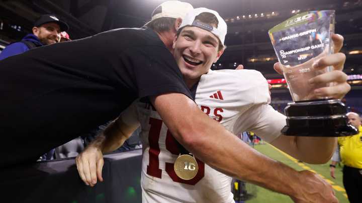 'Did I break a rib?' IU football's Fernando Mendoza on hit from OSU defender