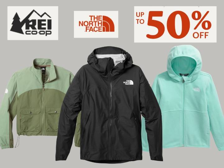 REI Cyber sale: The North Face jackets and fleeces up to half off today