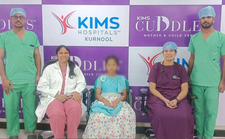 Doctors at KIMS Cuddles Successfully Remove Rare Adrenal Gland Tumor in 12