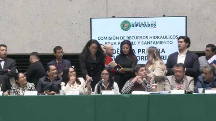 Comisión de Diputados aprueba la Ley de Aguas con la mayoría de Morena y aliados