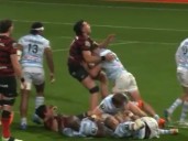 A lo Zinedine Zidane: el brutal cabezazo al pecho que sufrió el argentino Efraín Elías en el rugby de Francia