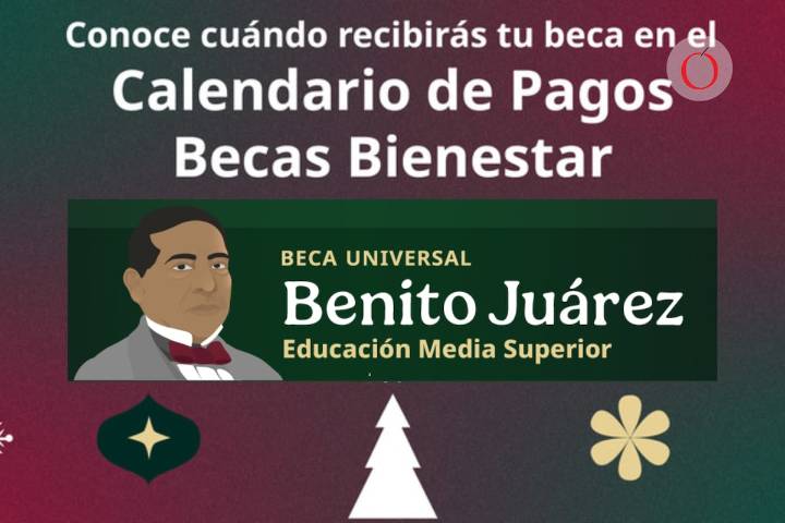 Beca Benito Juárez: calendario de pagos diciembre 2025
