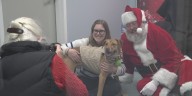 Santa Claus takes photos with furry friends to support Hancock County SPCA