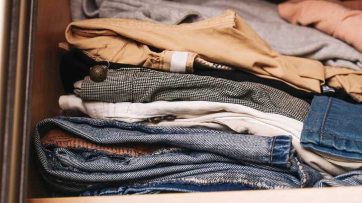 The Easy IKEA Hack That Keeps Pants Tucked Away And Perfectly Neat In The Closet