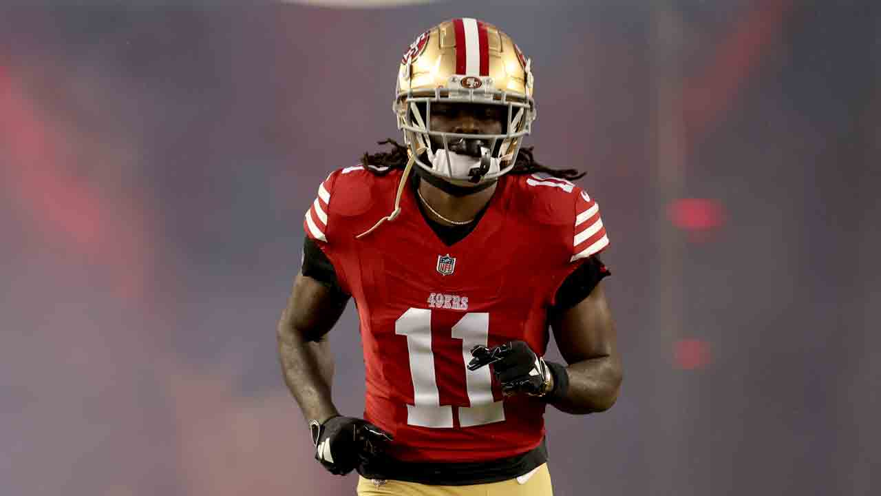 49ers place WR Brandon Aiyuk on reserve/left squad list, ending his season