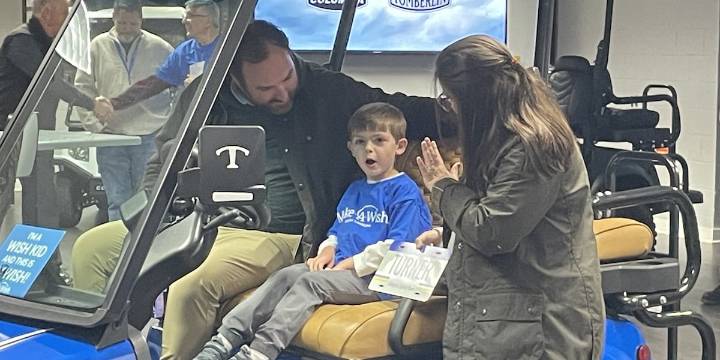 Make-A-Wish grants golf cart to 5