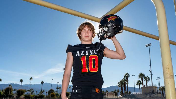 Jackson Bishop named Desert Sun football defensive player of the year