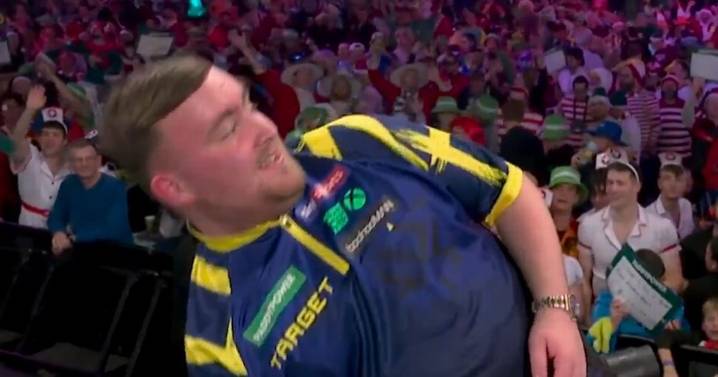 Luke Littler fights off infamous Ally Pally wasp after World Championship win