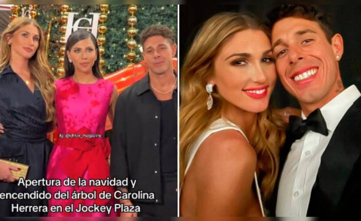 Hugo García tiene curiosa reacción al reencontrarse con su ex Alessia Rovegno en evento de Carolina Herrera