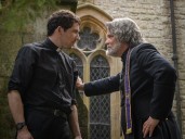 There's a 'Dead Man' in church in this snarky 'Knives Out' mystery