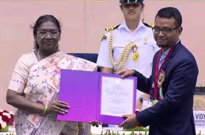 NEHU PhD scholar wins National Shresth Divyangjan Award