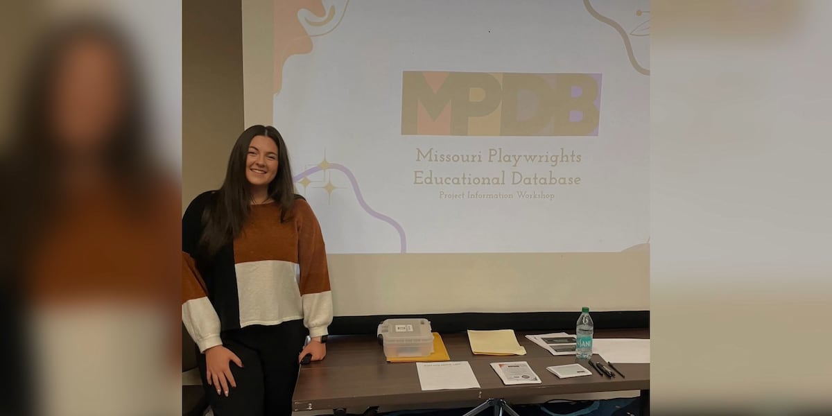 Drury University student creates database to connect Missouri playwrights with schools