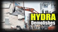 HYDRA Demolishes Illegal Structures At Pocharam Park Site