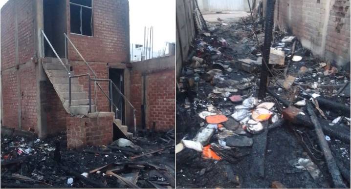 Familias lo pierden todo tras voraz incendio en el pasaje Olivar en el cercado de Pisco
