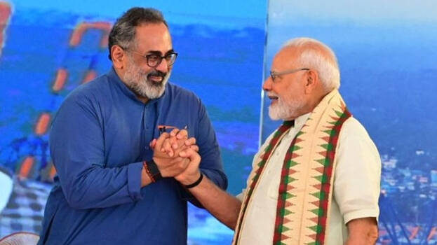 Thiruvananthapuram Corporation win: Prime Minister will reach capital city; Rajeev Chandrasekhar receives phone call