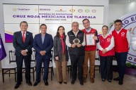 Empresas de Tlaxcala reconocidas por su compromiso humanitario con la Cruz Roja