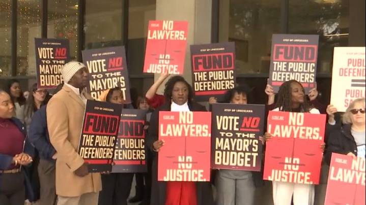 Dozens gather at Baton Rouge City Hall to protest proposed budget cuts
