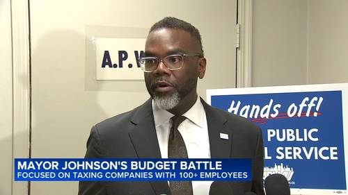 Chicago Mayor Brandon Johnson rejects ideas in alternative budget presented by majority of City Council members against head tax