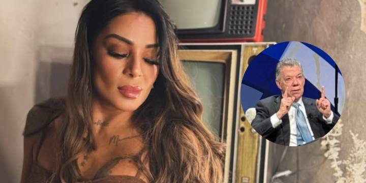 Marbelle arremetió contra el expresidente Juan Manuel Santos y le lanzó fuertes palabras a Petro: “Hampón drogadicto y bruto”