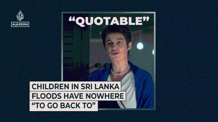 Children in Sri Lanka floods have nowhere “to go back to”