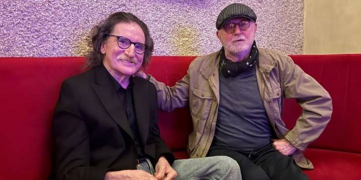 Charly García se reunió con Andrew Loog Oldham, el primer manager y productor de los Rolling Stones: “Jugando con fuego”