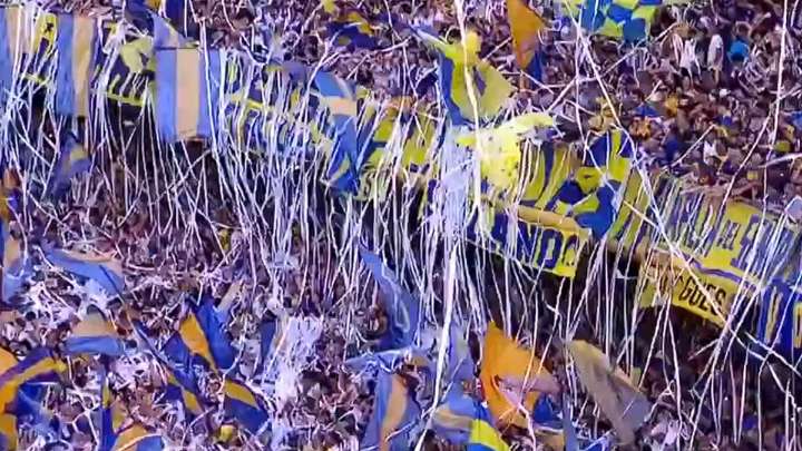 Así fue el impresionante recibimiento de la hinchada de Boca en el duelo ante Racing