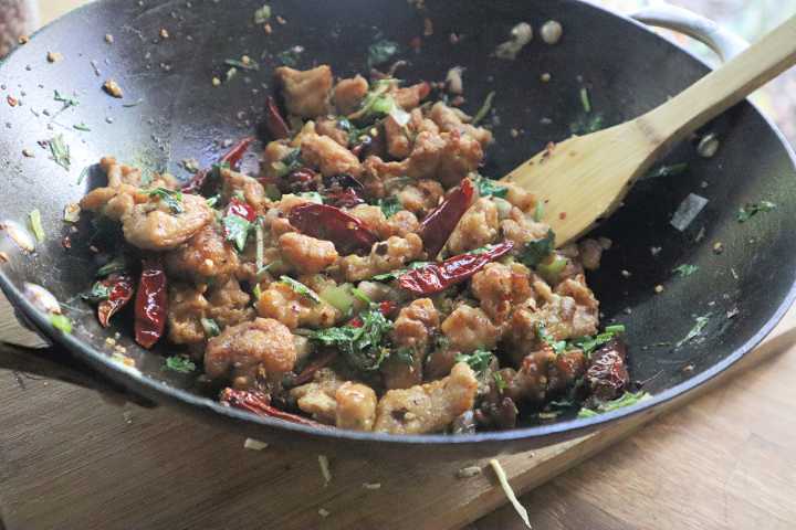 Chongqing chicken gets touch of fire in this recipe