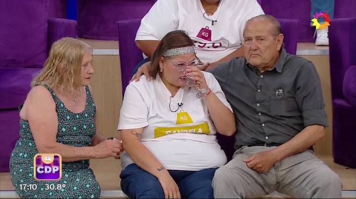 Candela se descompensó antes del pesaje que definía su alta en Cuestión de Peso: “Me siento un poco mal”