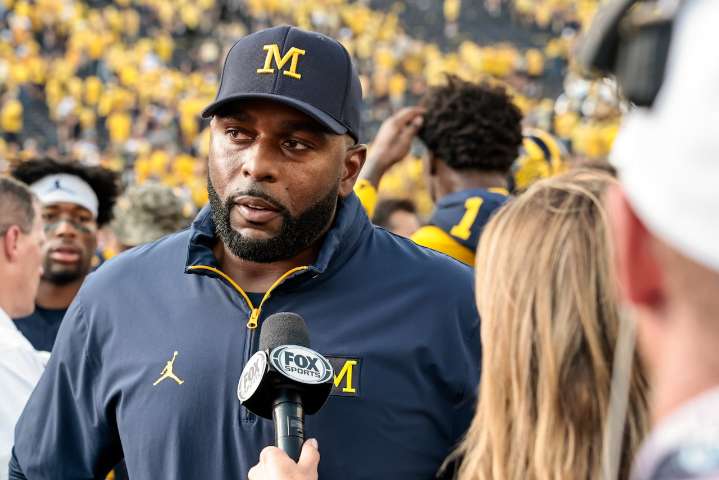 Michigan fires football coach, cites ‘inappropriate relationship’ with staff member