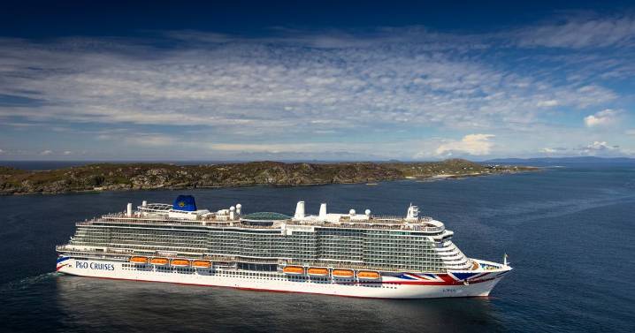 P&O Cruises ship stuck in port after banana containers lost at sea