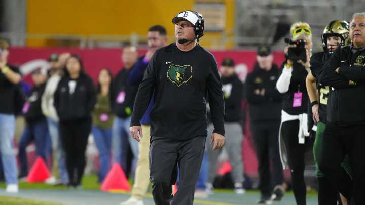 Basha's Chris McDonald coached a game on his wedding day