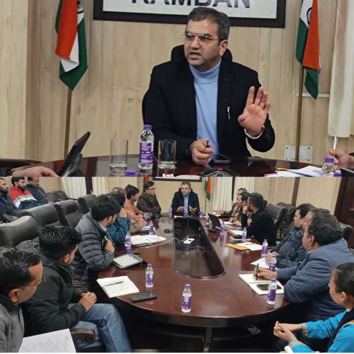DC Ramban reviews progress of RDD sector; issues key directions to accelerate development works
