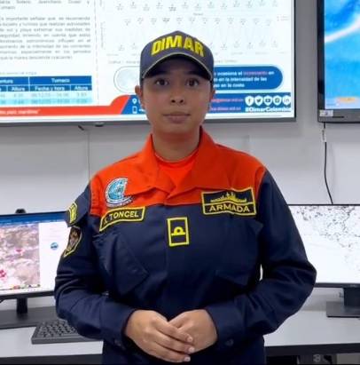 Dimar alerta incremento del nivel del mar en el Pacífico colombiano