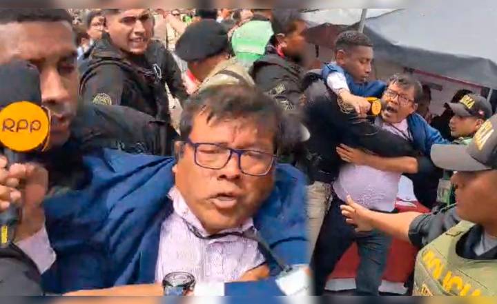 Escolta presidencial de José Jerí agredió a la prensa: periodista de RPP fue retirado cargado