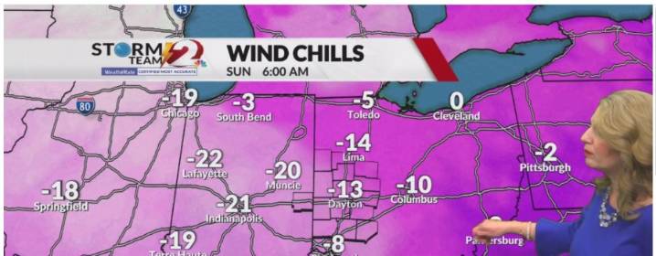 Sub-zero wind chills for the next 24 hours...When will it start to warm up?