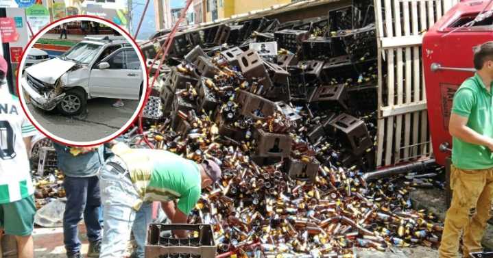 Camión sin frenos provoca caos en Icononzo: tres personas resultaron heridas