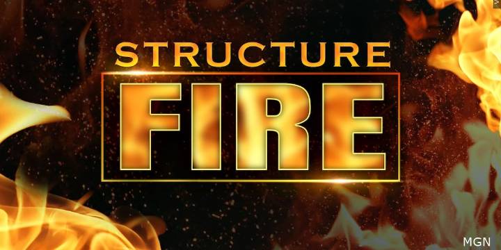 Crews at scene of active structure fire