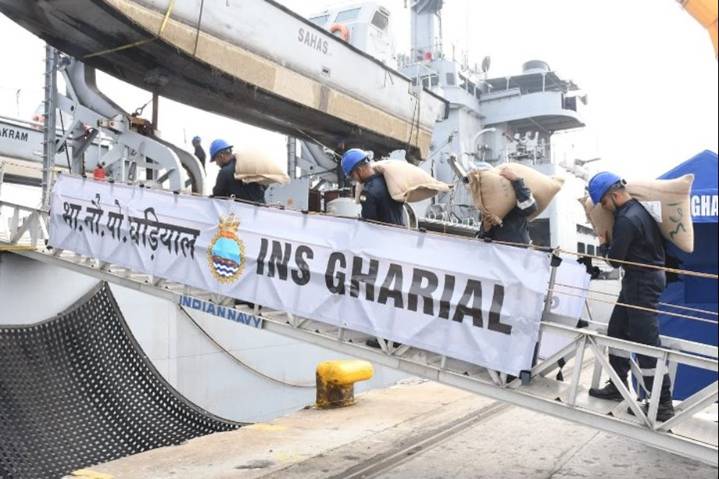 Indian Navy Sends Four More Ships to Sri Lanka Under Operation Sagar Bandhu