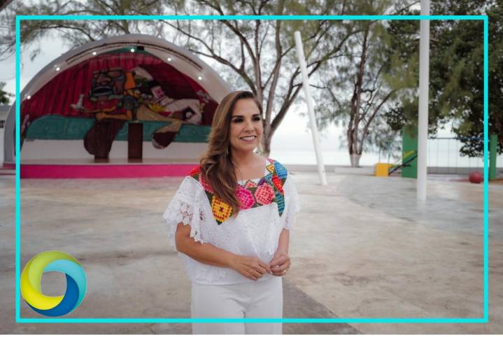 Supervisa Mara Lezama rehabilitación integral del parque Concha Acústica en Chetumal