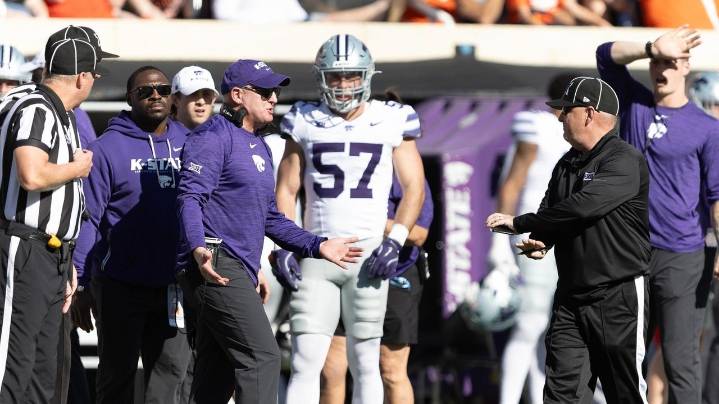 Kansas State coach Chris Klieman is stepping down after 7 seasons leading the Wildcats